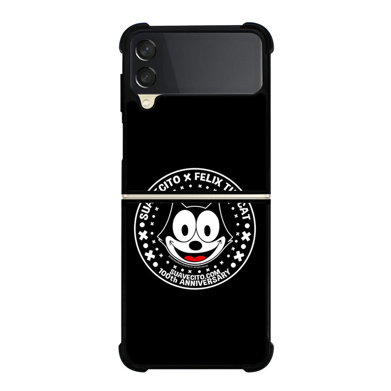 SUAVECITO POMADE X FELIX THE CAT Samsung Galaxy Z Flip 3 Case Cover