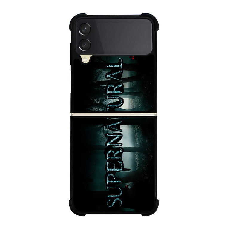 SUPERNATURAL LOGO Samsung Galaxy Z Flip 3 Case Cover