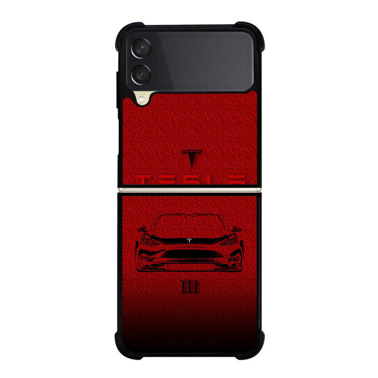 TESLA MOTORS ICON Samsung Galaxy Z Flip 3 Case Cover