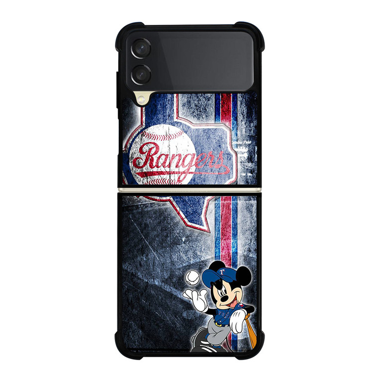 TEXAS RANGERS MICKEY MOUSE BASEBALL CLUB Samsung Galaxy Z Flip 3 Case Cover TEXAS RANGERS MICKEY MOUSE BASEBALL CLUB Samsung Galaxy Z Flip 3 Case Cover