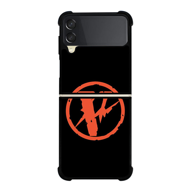 THE VLONE X FRAGMENT DESIGN LOGO Samsung Galaxy Z Flip 3 Case Cover THE VLONE X FRAGMENT DESIGN LOGO Samsung Galaxy Z Flip 3 Case Cover