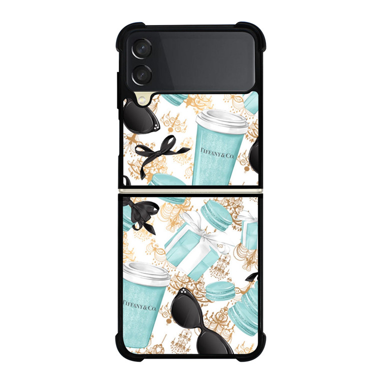 TIFFANY AND CO COLLAGE Samsung Galaxy Z Flip 3 Case Cover