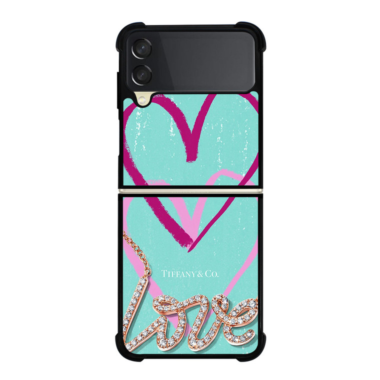 TIFFANY AND CO LOVE DIAMOND Samsung Galaxy Z Flip 3 Case Cover TIFFANY AND CO LOVE DIAMOND Samsung Galaxy Z Flip 3 Case Cover