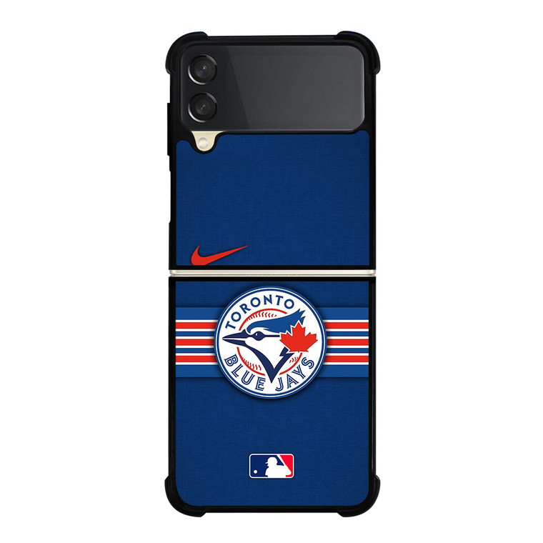 TORONTO BLUE JAYS MLB TEAM Samsung Galaxy Z Flip 3 Case Cover TORONTO BLUE JAYS MLB TEAM Samsung Galaxy Z Flip 3 Case Cover