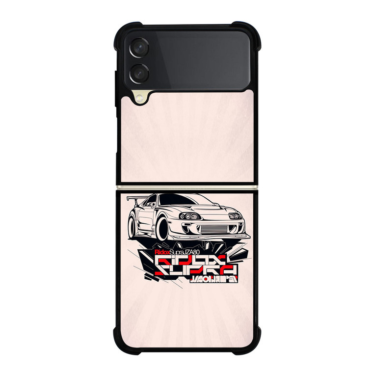 TOYOTA SUPRA POSTER Samsung Galaxy Z Flip 3 Case Cover TOYOTA SUPRA POSTER Samsung Galaxy Z Flip 3 Case Cover