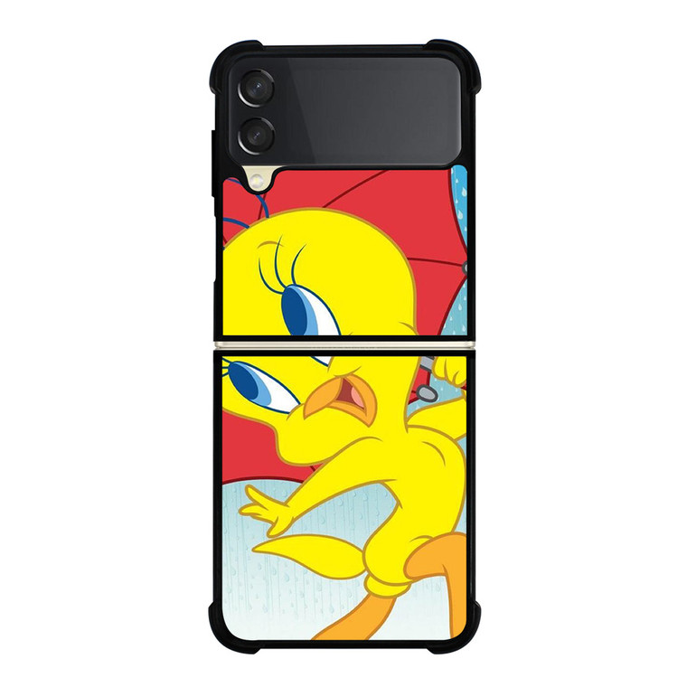 TWEETY BIRD AND UMBRELLA Samsung Galaxy Z Flip 3 Case Cover TWEETY BIRD AND UMBRELLA Samsung Galaxy Z Flip 3 Case Cover