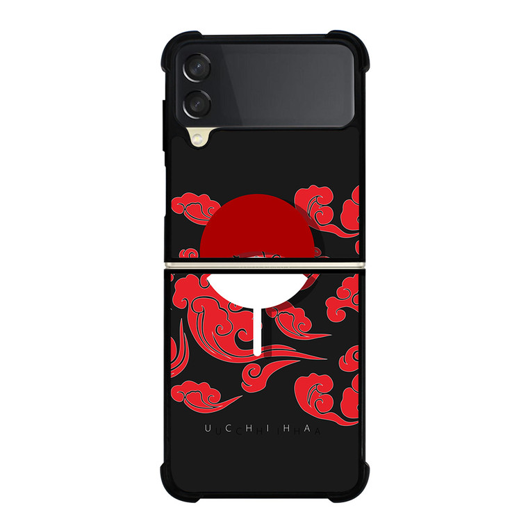 UCHIHA CLAN LOGO Samsung Galaxy Z Flip 3 Case Cover UCHIHA CLAN LOGO Samsung Galaxy Z Flip 3 Case Cover