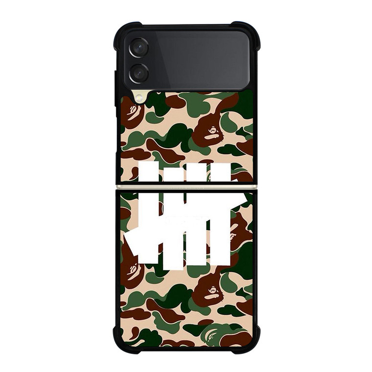 UNDEFEATED BAPE CAMO Samsung Galaxy Z Flip 3 Case Cover UNDEFEATED BAPE CAMO Samsung Galaxy Z Flip 3 Case Cover