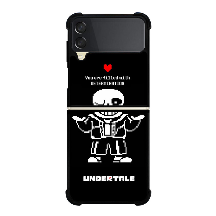 UNDERTALE SANS 8 BIT QUOTE Samsung Galaxy Z Flip 3 Case Cover