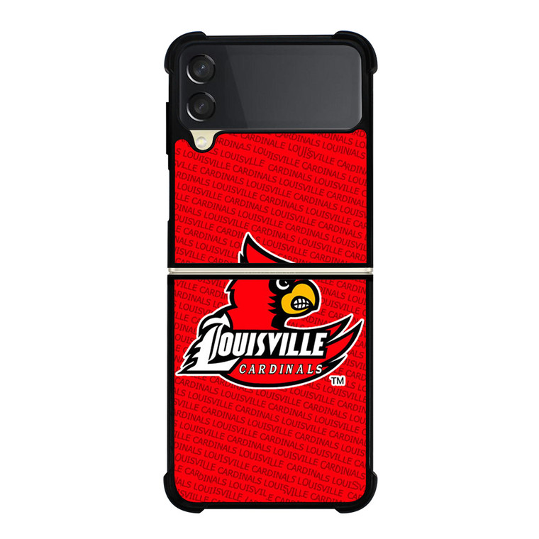 UNIVERSITY OF LOUISVILLE NFL Samsung Galaxy Z Flip 3 Case Cover UNIVERSITY OF LOUISVILLE NFL Samsung Galaxy Z Flip 3 Case Cover