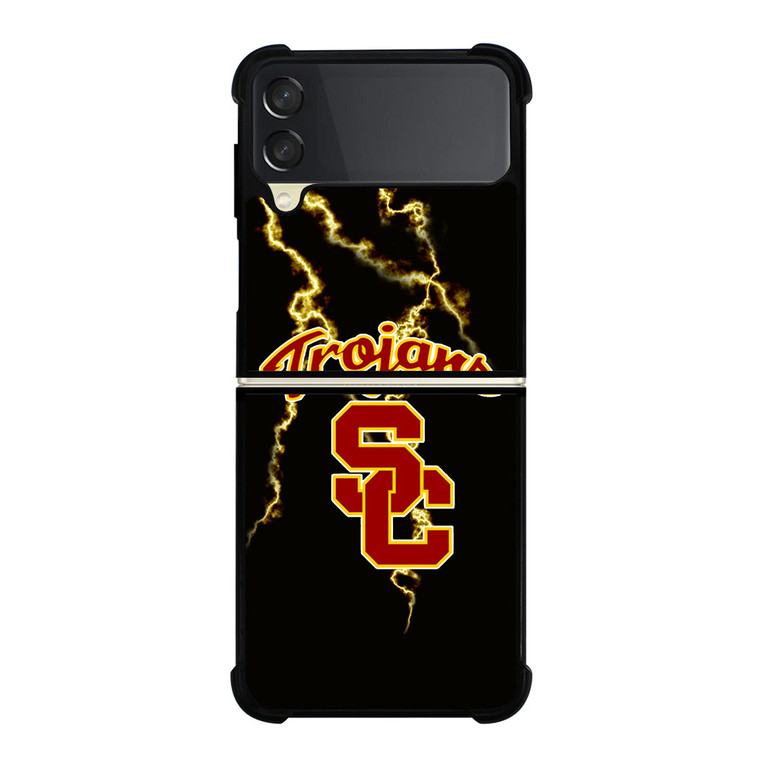 USC TROJANS LOGO NFL Samsung Galaxy Z Flip 3 Case Cover USC TROJANS LOGO NFL Samsung Galaxy Z Flip 3 Case Cover
