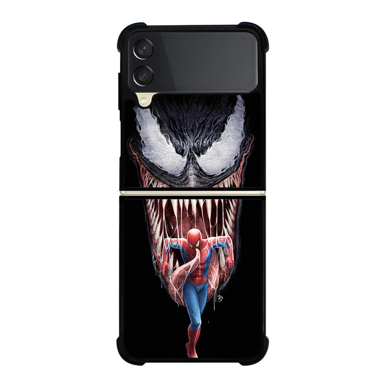 VENOM VS SPIDERMAN Samsung Galaxy Z Flip 3 Case Cover VENOM VS SPIDERMAN Samsung Galaxy Z Flip 3 Case Cover