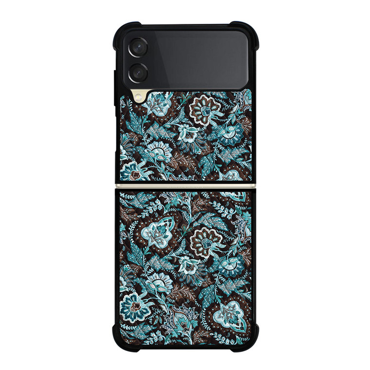 VERA BRADLEY JAVA BLUE Samsung Galaxy Z Flip 3 Case Cover VERA BRADLEY JAVA BLUE Samsung Galaxy Z Flip 3 Case Cover