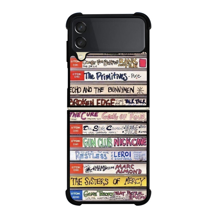 VINTAGE CASETTE COLLAGE Samsung Galaxy Z Flip 3 Case Cover VINTAGE CASETTE COLLAGE Samsung Galaxy Z Flip 3 Case Cover