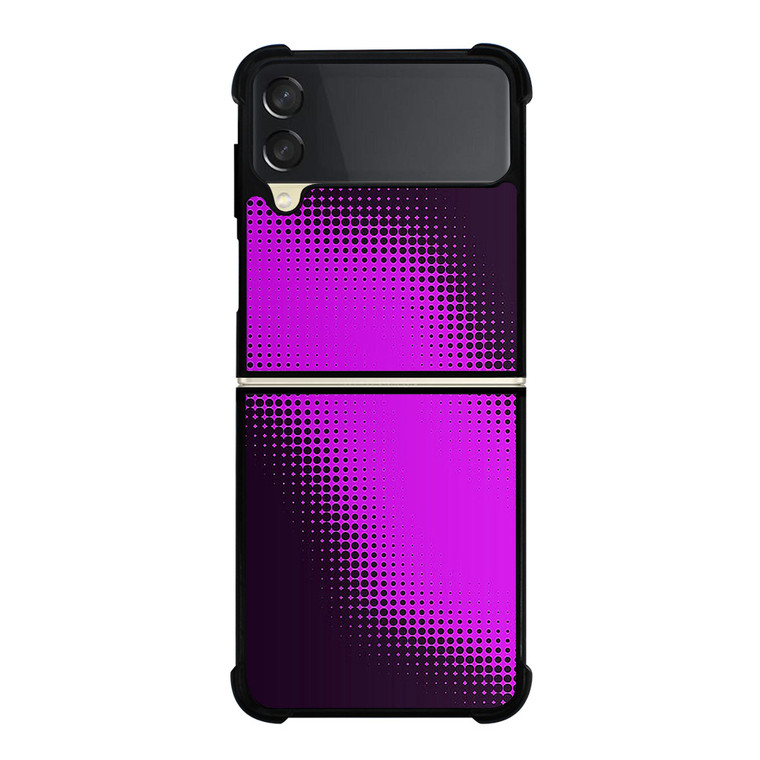 VIOLET HALFTONE PATTERN Samsung Galaxy Z Flip 3 Case Cover