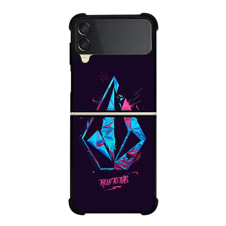 VOLCOM TRUE TO THIS Samsung Galaxy Z Flip 3 Case Cover VOLCOM TRUE TO THIS Samsung Galaxy Z Flip 3 Case Cover