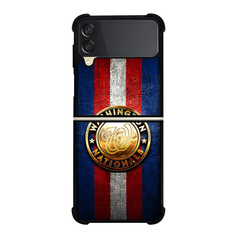 WASHINGTON NATIONALS GOLD LOGO Samsung Galaxy Z Flip 3 Case Cover WASHINGTON NATIONALS GOLD LOGO Samsung Galaxy Z Flip 3 Case Cover
