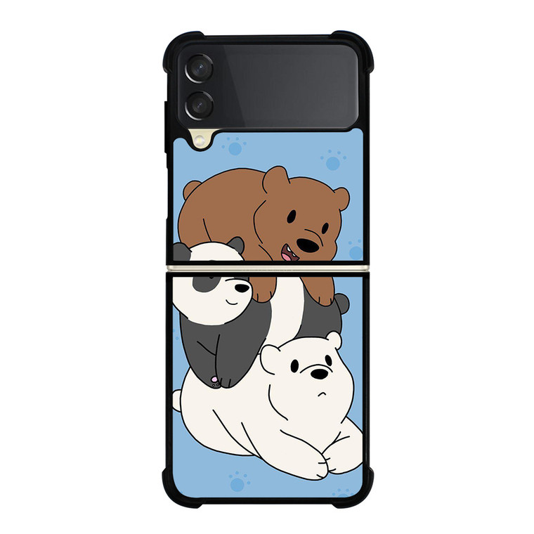 WE BARE BEARS CUTE CARTOON Samsung Galaxy Z Flip 3 Case Cover WE BARE BEARS CUTE CARTOON Samsung Galaxy Z Flip 3 Case Cover