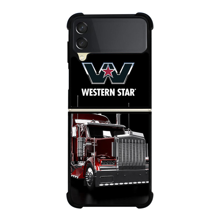 WESTERN STAR TRUCK LOGO Samsung Galaxy Z Flip 3 Case Cover WESTERN STAR TRUCK LOGO Samsung Galaxy Z Flip 3 Case Cover