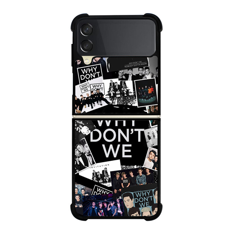 WHY DON'T WE BAND COLLAGE Samsung Galaxy Z Flip 3 Case Cover WHY DON'T WE BAND COLLAGE Samsung Galaxy Z Flip 3 Case Cover