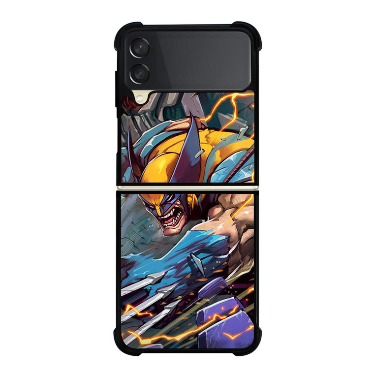 WOLVERINE X-MEN CARTOON 2 Samsung Galaxy Z Flip 3 Case Cover WOLVERINE X-MEN CARTOON 2 Samsung Galaxy Z Flip 3 Case Cover