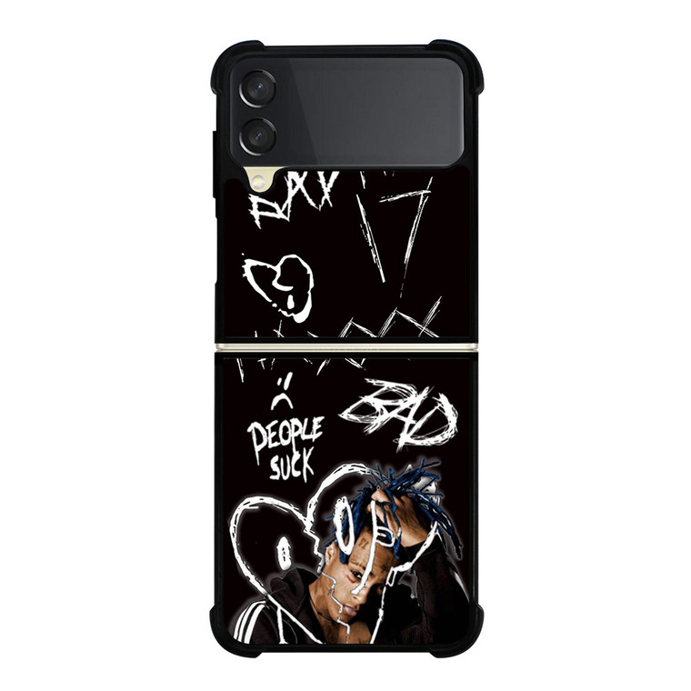 XXXTENTACION RAPPER PEOPLE SUCK Samsung Galaxy Z Flip 3 Case Cover XXXTENTACION RAPPER PEOPLE SUCK Samsung Galaxy Z Flip 3 Case Cover