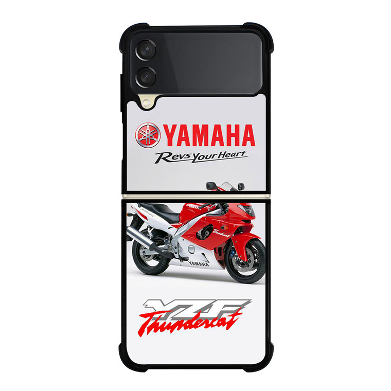 YAMAHA REVS YOUR HEART YZF THUNDERCAT Samsung Galaxy Z Flip 3 Case Cover YAMAHA REVS YOUR HEART YZF THUNDERCAT Samsung Galaxy Z Flip 3 Case Cover
