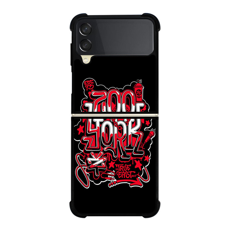 ZOO YORK LOGO TRUE EAST Samsung Galaxy Z Flip 3 Case Cover