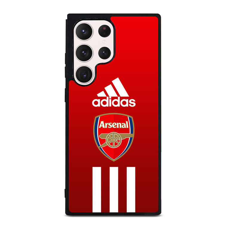 ARSENAL FC ADIDAS STRIPES Samsung Galaxy S23 Ultra Case Cover ARSENAL FC ADIDAS STRIPES Samsung Galaxy S23 Ultra Case Cover