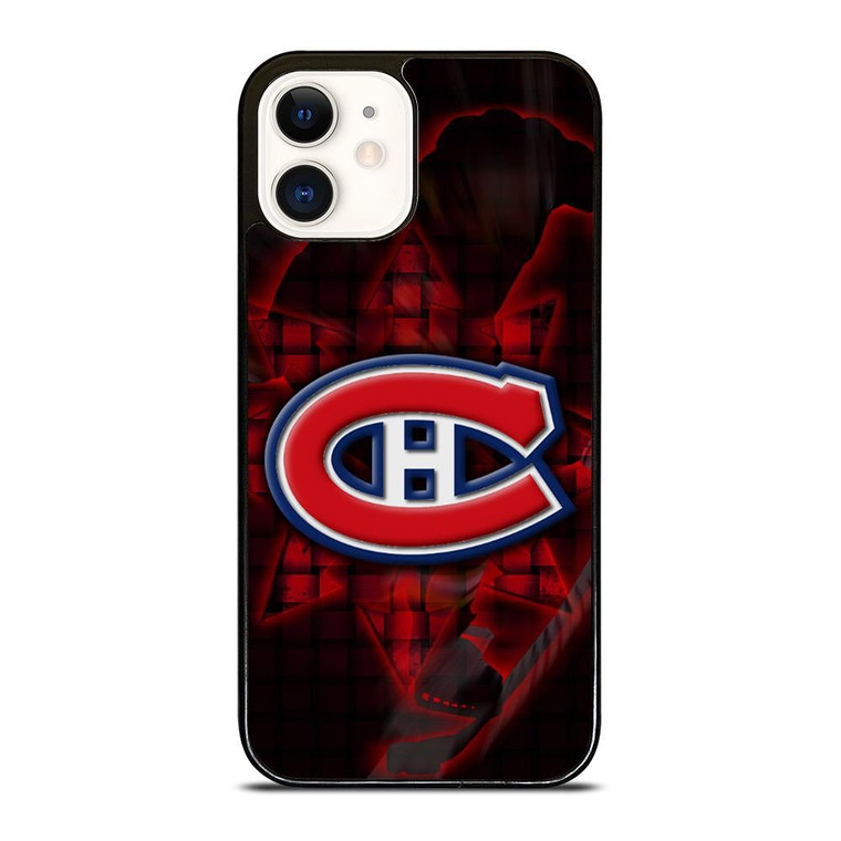 MONTREAL CANADIENS RED GLOW SYMBOL iPhone 12 Case Cover