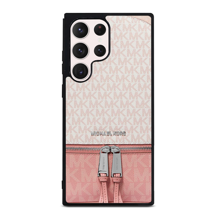 MICHAEL KORS MK LOGO BACKPACK PINK BAG Samsung Galaxy S23 Ultra Case Cover