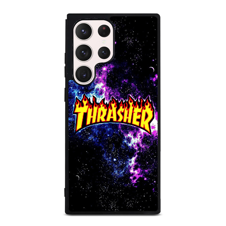 THRASHER LOGO NEBULA Samsung Galaxy S23 Ultra Case Cover