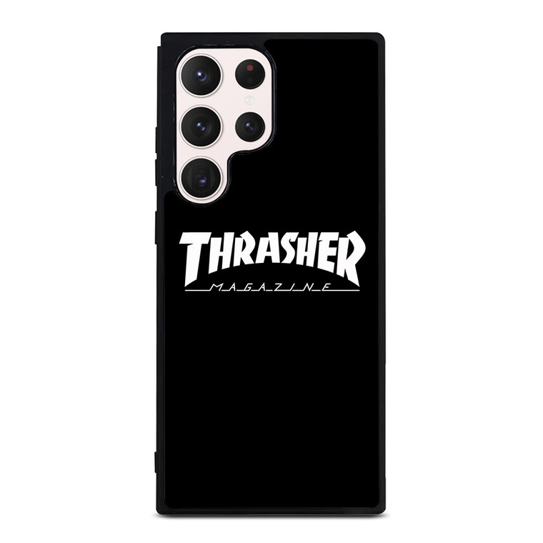 THRASHER SKATEBOARD MAGAZINE BLACK Samsung Galaxy S23 Ultra Case Cover