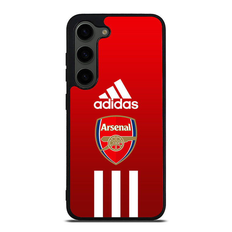 ARSENAL FC ADIDAS STRIPES Samsung Galaxy S23 Plus Case Cover ARSENAL FC ADIDAS STRIPES Samsung Galaxy S23 Plus Case Cover