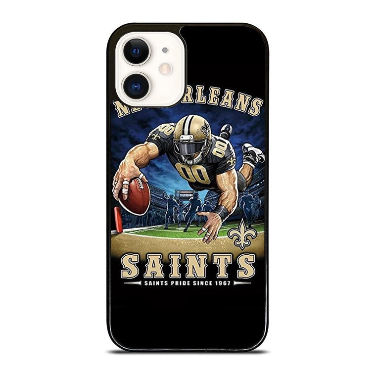 NEW ORLEANS SAINTS NFL ART iPhone 12 Case Cover