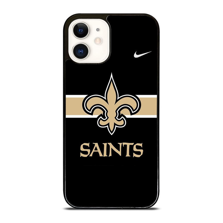 NEW ORLEANS SAINTS NFL NIKE LOGO iPhone 12 Case Cover