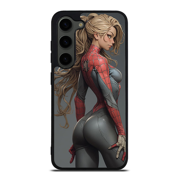 CARTOON SPIDER GIRL SEXY MARVEL COMICS Samsung Galaxy S23 Plus Case Cover