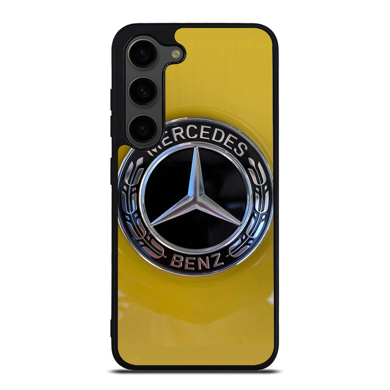 MERCEDES BENZ CAR LOGO YELLOW ICON Samsung Galaxy S23 Plus Case Cover