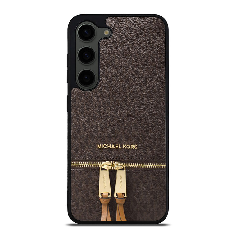 MICHAEL KORS MK LOGO BACKPACK BROWN BAG Samsung Galaxy S23 Plus Case Cover