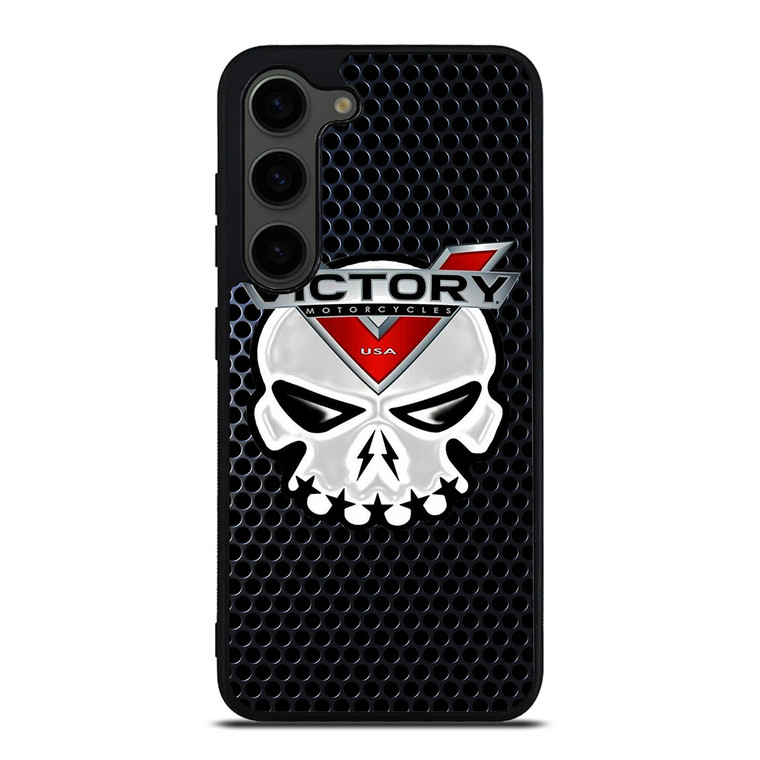 VICTORY MOTORCYCLE SKULL LOGO Samsung Galaxy S23 Plus Case Cover