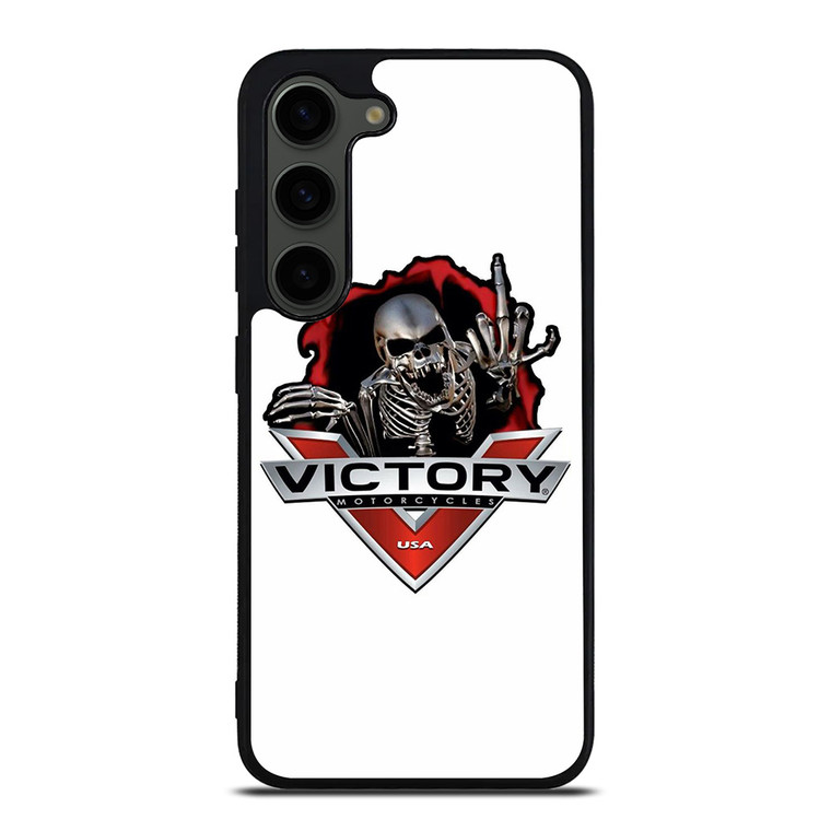 VICTORY MOTORCYCLE SKULL USA LOGO Samsung Galaxy S23 Plus Case Cover