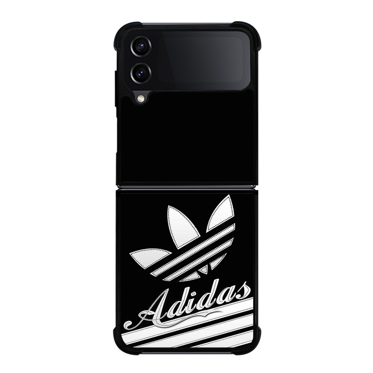 ADIDAS LOGO BLACK RETRO Samsung Galaxy Z Flip 4 Case Cover