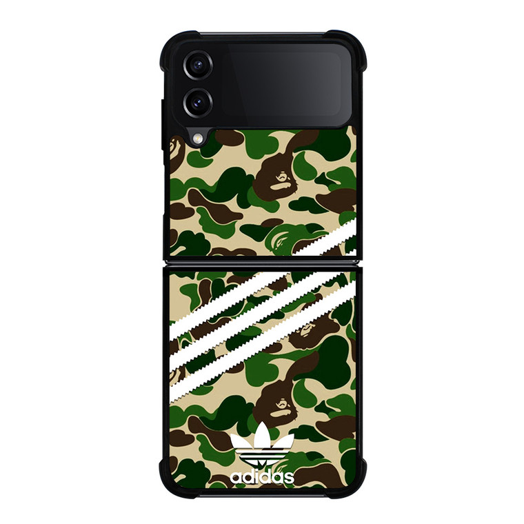 ADIDAS ORIGINALS STRIPES CAMO Samsung Galaxy Z Flip 4 Case Cover ADIDAS ORIGINALS STRIPES CAMO Samsung Galaxy Z Flip 4 Case Cover