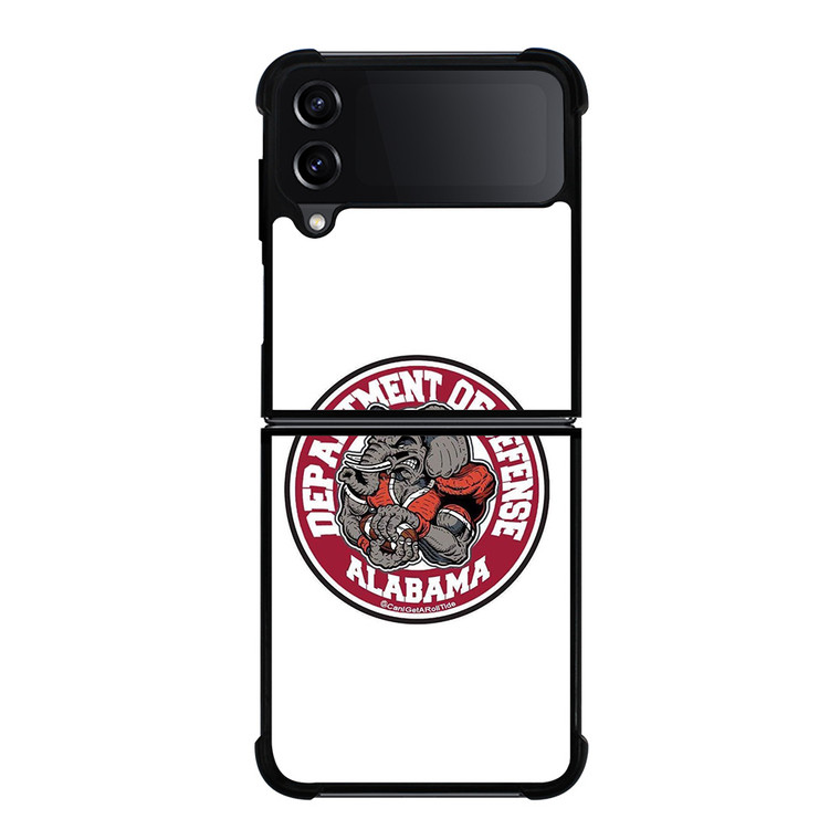 ALABAMA CRIMSON TIDE BAMA LOGO DEFENCE DEPARTMENT Samsung Galaxy Z Flip 4 Case Cover