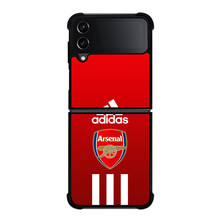 ARSENAL FC ADIDAS STRIPES Samsung Galaxy Z Flip 4 Case Cover