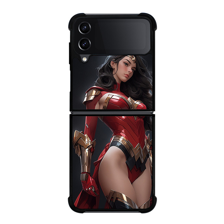 BEAUTIFUL SUPERHERO WONDER WOMAN DC COMIC Samsung Galaxy Z Flip 4 Case Cover