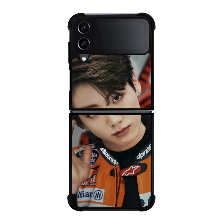 BTS JUNG KOOK BANGTAN BOYS KPOP Samsung Galaxy Z Flip 4 Case Cover BTS JUNG KOOK BANGTAN BOYS KPOP Samsung Galaxy Z Flip 4 Case Cover