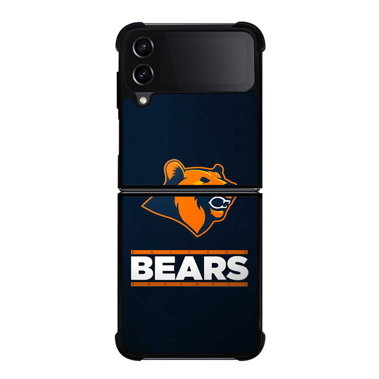 CHICAGO BEARS FOOTBALL LOGO ICON EMBLEM Samsung Galaxy Z Flip 4 Case Cover
