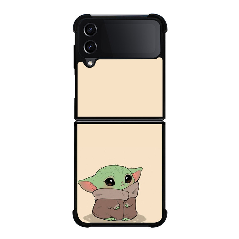 CUTE BABY YODA STAR WARS CARTOON Samsung Galaxy Z Flip 4 Case Cover