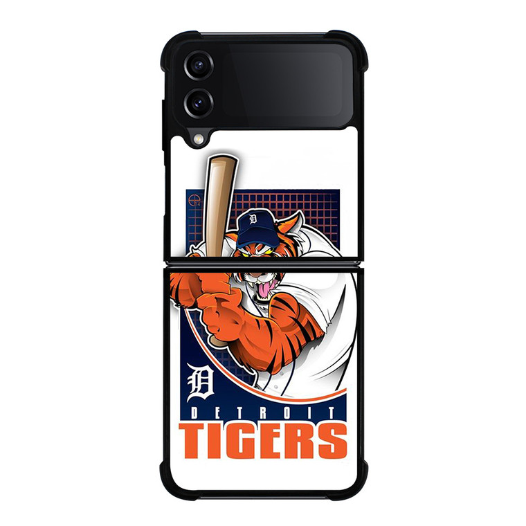 DETORIT TIGERS CLUB LOGO BASEBALL TEAM MLB ICON Samsung Galaxy Z Flip 4 Case Cover DETORIT TIGERS CLUB LOGO BASEBALL TEAM MLB ICON Samsung Galaxy Z Flip 4 Case Cover